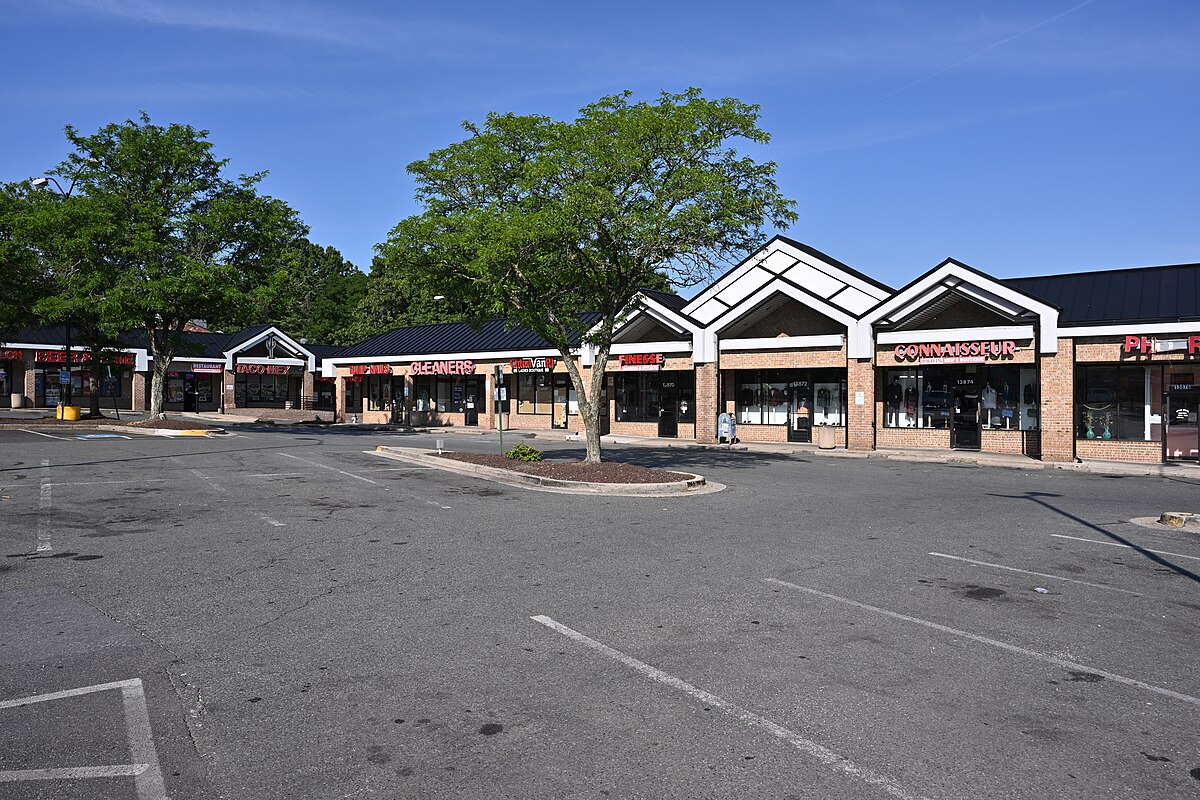 strip mall parking lot